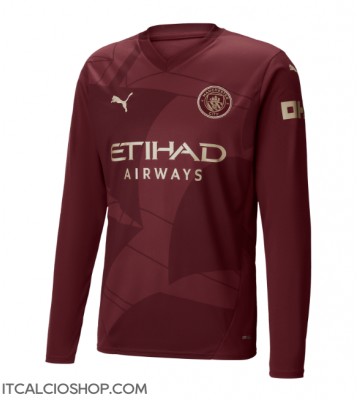 Manchester City Terza Maglia 2024-25 Manica Lunga